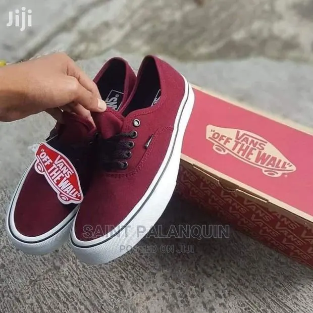 Wine Vans Sneakers · Photo 1