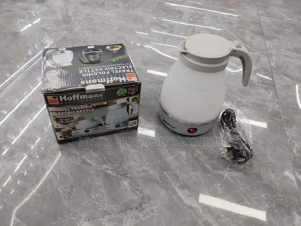 Black/White Foldable Kettle 1.5l · Photo 1
