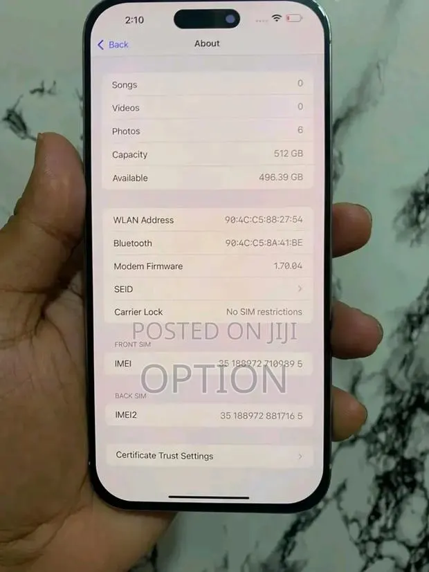 Apple iPhone 16 Pro Max 512 GB Gold · Photo 1