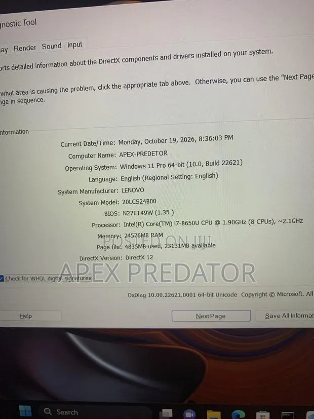Laptop Lenovo ThinkPad P52 24GB Intel Core i7 SSD 256GB · Photo 1