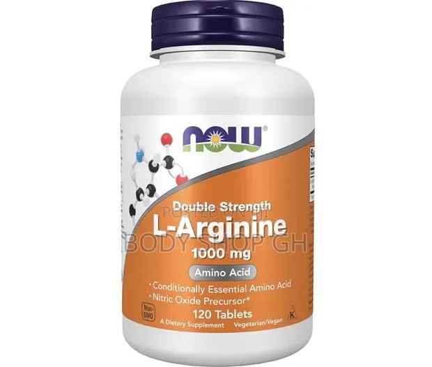 Double Strength L-Arginine 1,000 Mg, Nitric Oxide Booster 120 Tablets · Photo 1