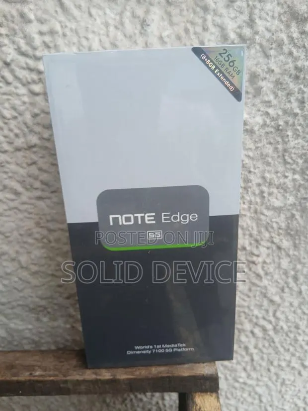 New Infinix Note Edge 256 GB Black · Photo 1