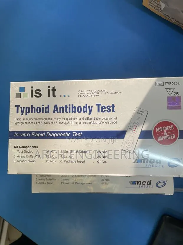 Typhoid Test Kits -Available. · Photo 1