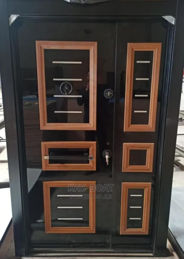 A Solid Steel Door With All Accessories Available · Photo 1