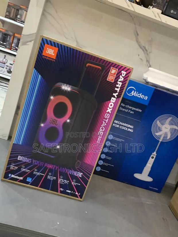 Grab Original 240w JBL Partybox Stage 320 Is a Portable Party Speaker · Photo 1