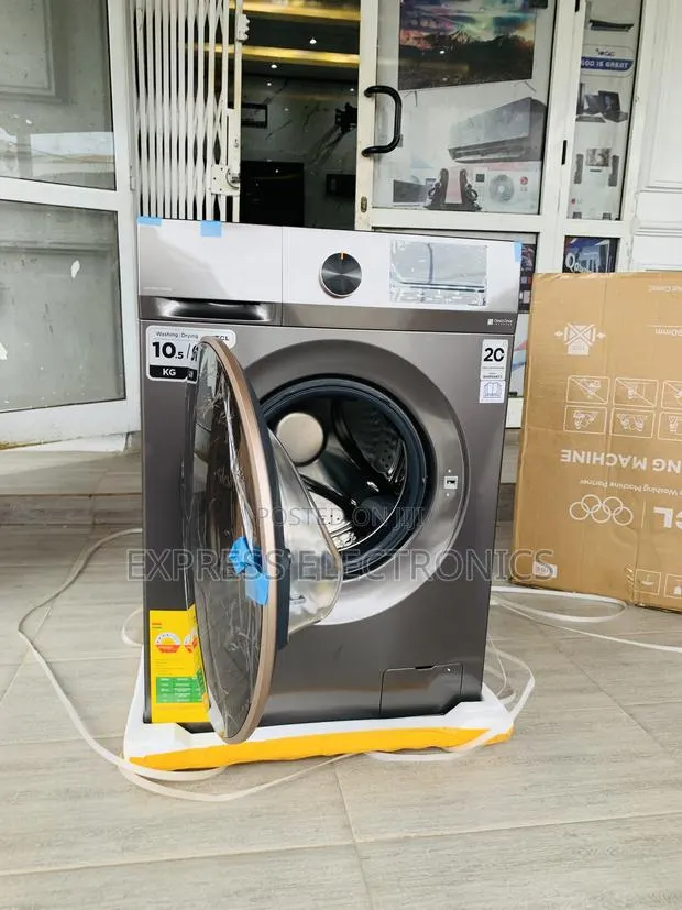 Text Us Fir TCL Washing Machine TWF105-C20-10.5kg DD Inverter Washer · Photo 1