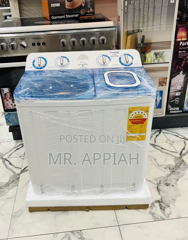 Classic Nasco Twin Top Washing Machine With Transparent Lid(Spin Dry) · Photo 1