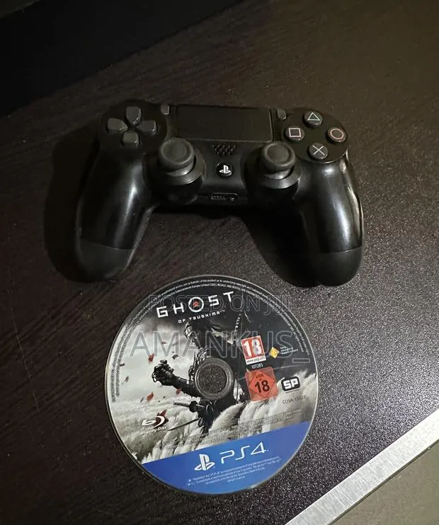 Original Ps4 Controller Plus Ghost of Tsushima Cd · Photo 1