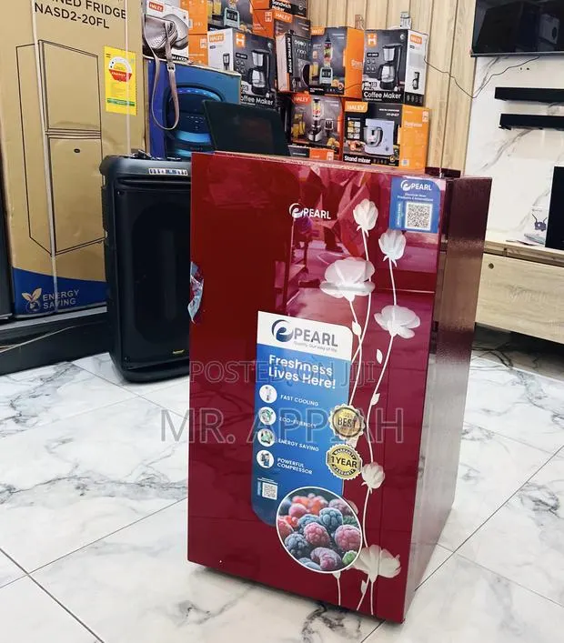 Extremely Affordable Pearl 1 Door Table Top Refrigerator(Red) · Photo 1