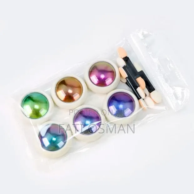 1set Holographic Chrome Nail Glitter Shiny · Photo 1