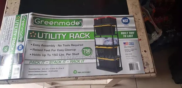 REDUCED TO CLEAR. NEW. Tier / 4 Tier Greenmade Utility Rack From Usa · Photo 1