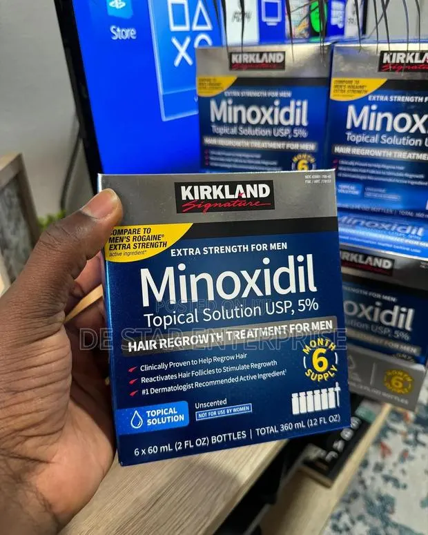Full Box of Kirkland Minoxidil 5% Beard and Hair Growth Oil · Photo 1