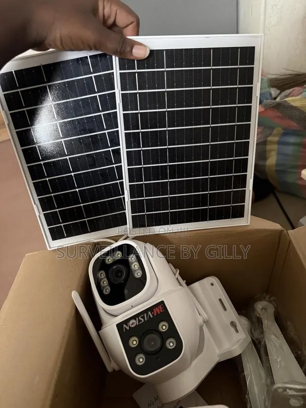 4G Dual Lens Camera With 2 Solar Panels , V380Pro · Photo 1