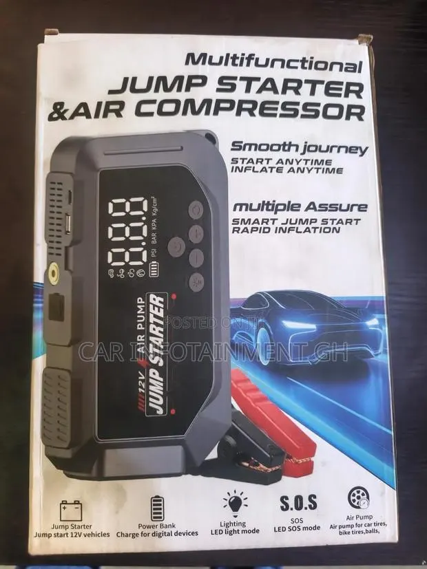 Car Battery Jump Starter and Air Compressor · Photo 1