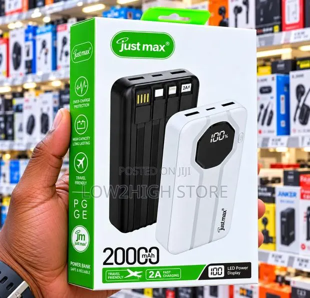 Just Max 20,000mAh 4-in-1 Power Bank - Low2High · Photo 1