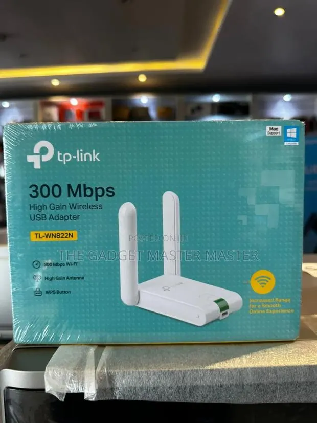 Tp-Link Tl-Wn822n Wireless N300 High Gain Usb Adapter · Photo 1