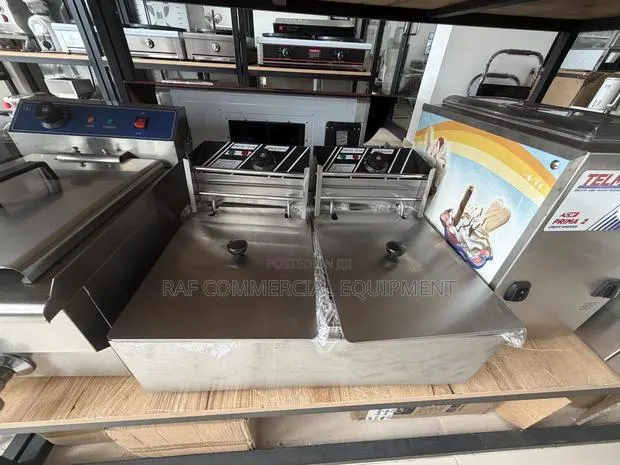 Commercial Double Electric Fryer 12l · Photo 1