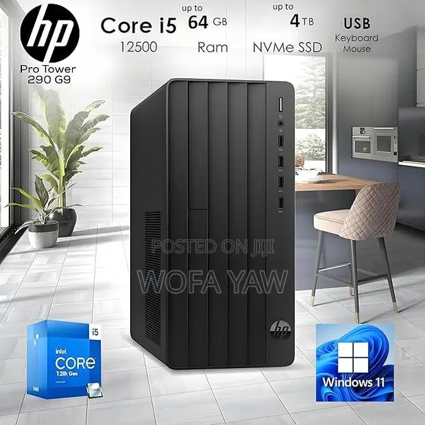 Desktop Computer HP 290 G9 16GB Intel Core i5 SSHD+SSD 512GB · Photo 1
