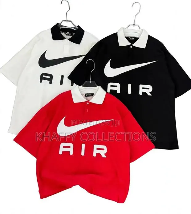 Nike Air Oversized Polo Shirt · Photo 1