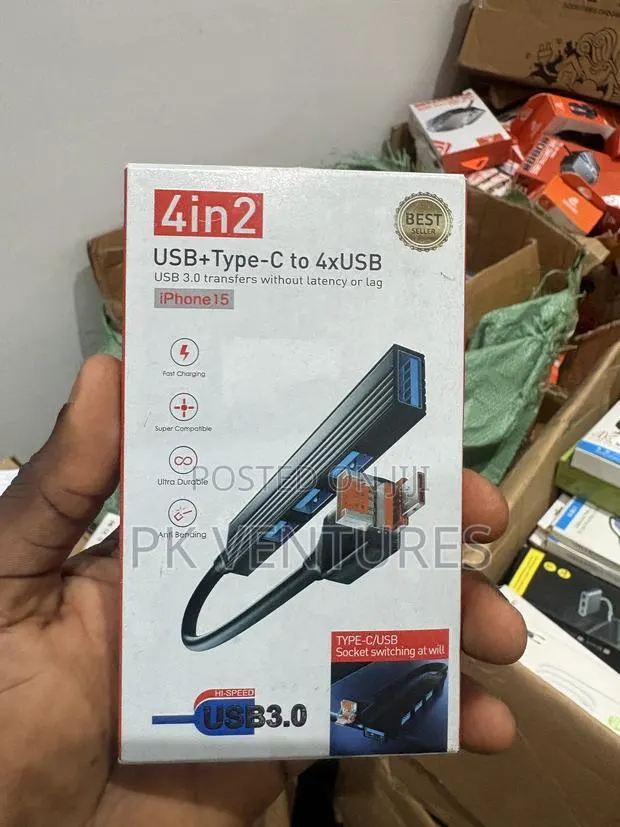 4in2 Usb+Type-C to 4xusb · Photo 1