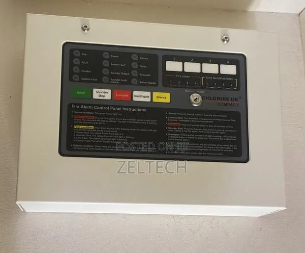 Chloride UK Compact 1, 2, & 4 Zone Fire Alarm Panel · Photo 1