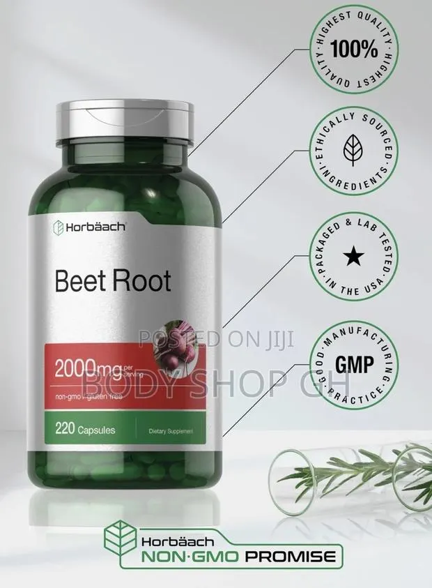 Extra Strength Beet Root Supplement- Natural Nitric Oxide Booster · Photo 1