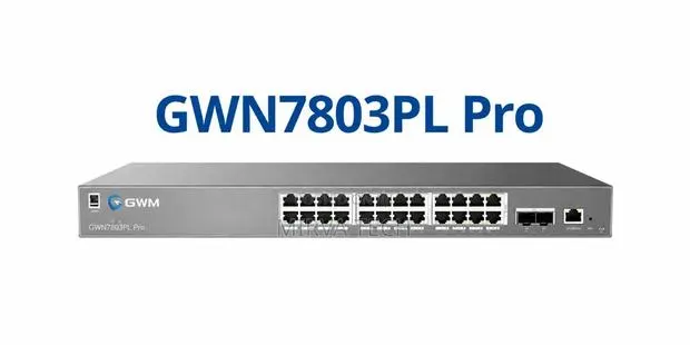 Grandstream GWN7803PL Pro – 24-Port Gigabit PoE+ Layer 2++ · Photo 1