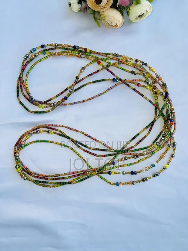 4 Strands Flawless Kente Waist Beads · Photo 1