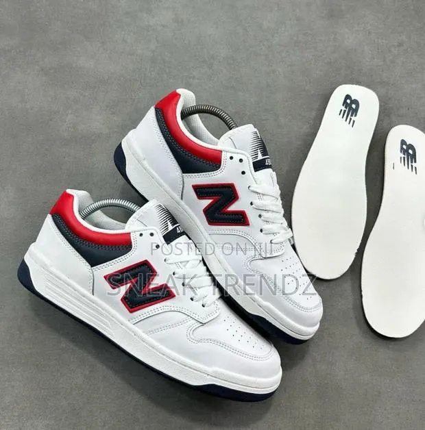 New Balance Nb 1300 White Red and Mn Blue · Photo 1