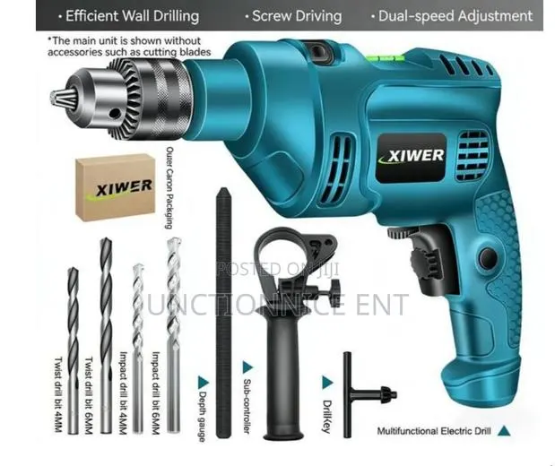 Impact Drill 1500v 3200rpm Power Tool Drill Through Walls COMPLETE SET · Photo 1