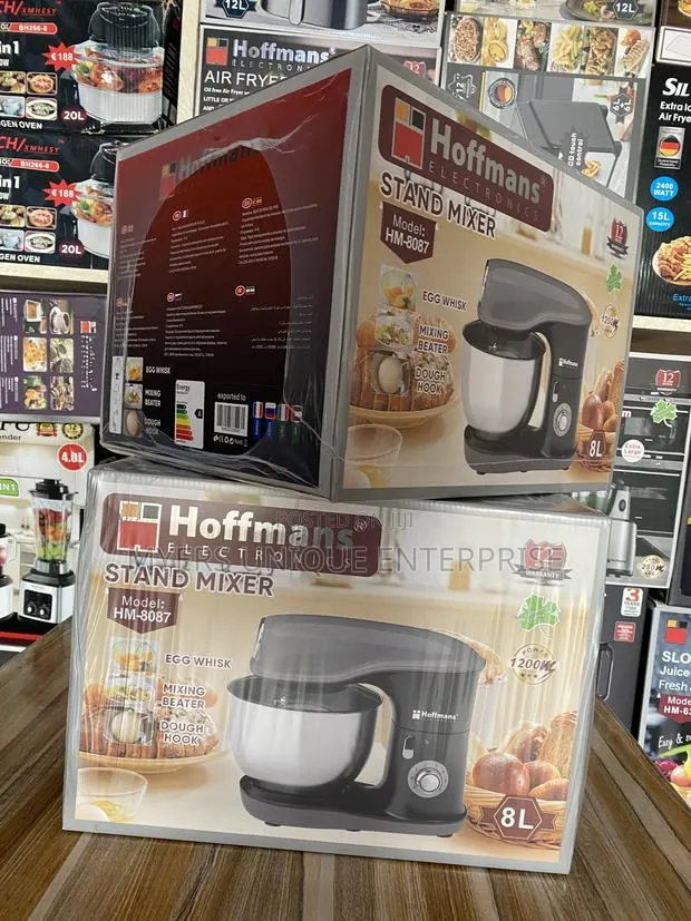 Hoffmans 8L Heavy Duty Dough Mixer for Home & Bakery · Photo 1