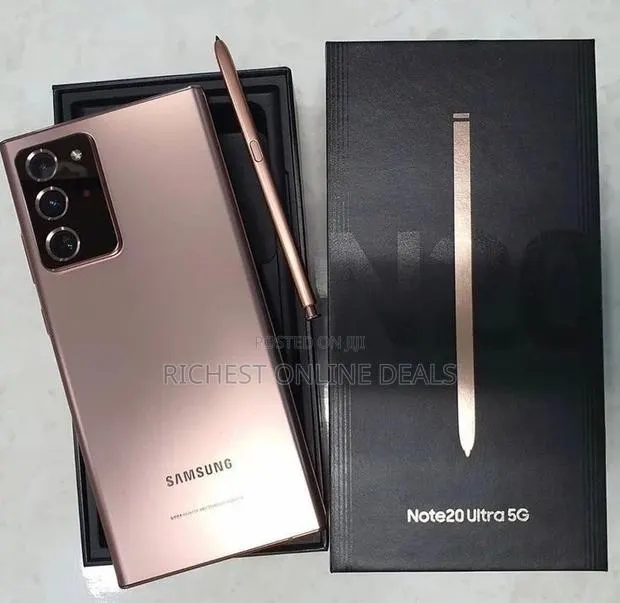 New Samsung Galaxy Note 20 Ultra 5G 128 GB Gold · Photo 1
