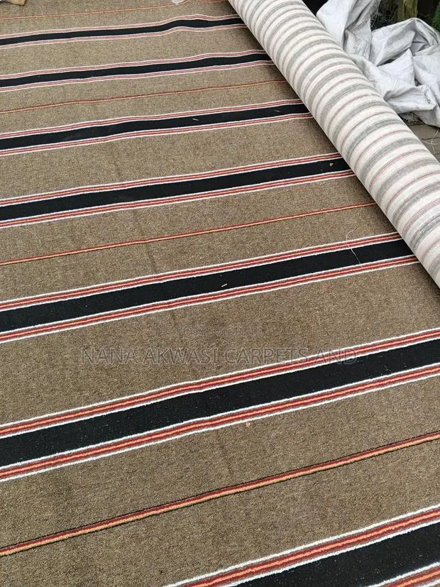 Quality Morden Industrial Carpet/ Striped Brown · Photo 1