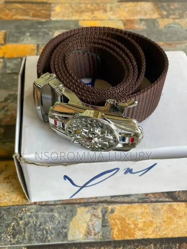 Ombre Finish Belt ( Brown ) for Big Men · Photo 1