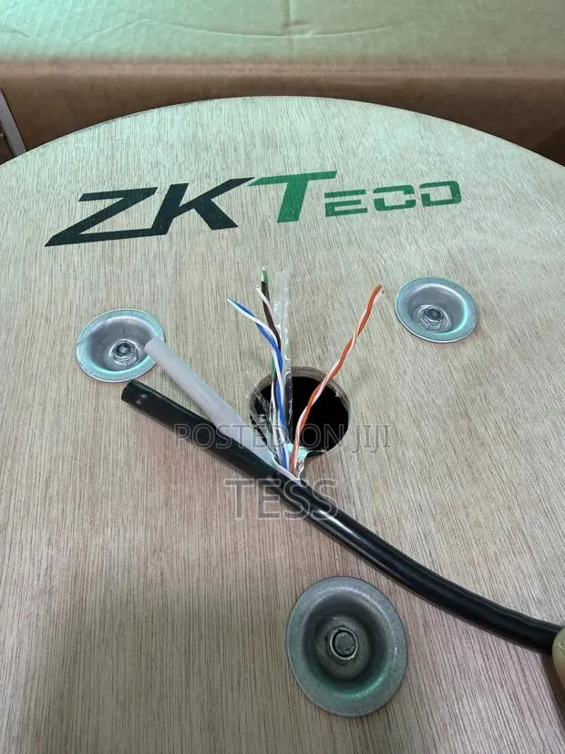 Zkteco Cat6 Ftp Outdoor Network Cable 305m 23awg Copper Clad Aluminum · Photo 1