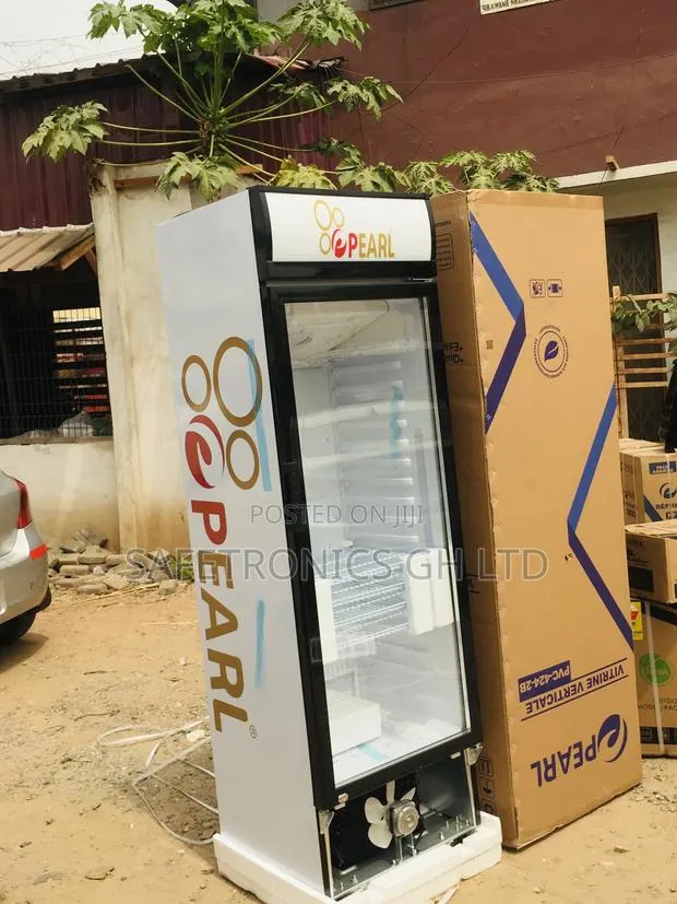 Pearl Display Glass Electric PVC-424-2B Singledoor Fridge · Photo 1
