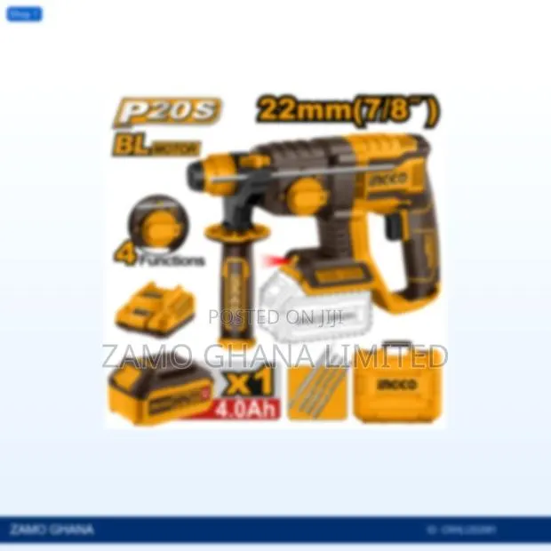 Cordless Rotary Hammer Set 20v 20mm Battery - Crhli202081 · Photo 1