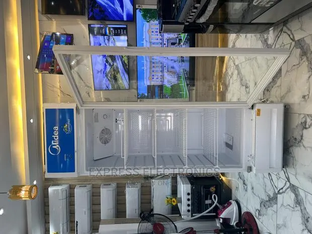 Newly Sealed in Box 400L MDRZ432FZG21 Midea Display Fridge · Photo 1