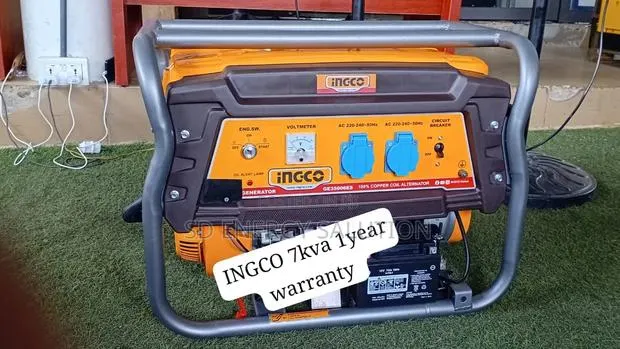 Ingco 7kva Heavy-Duty Petrol Generator Available Now 7kva · Photo 1