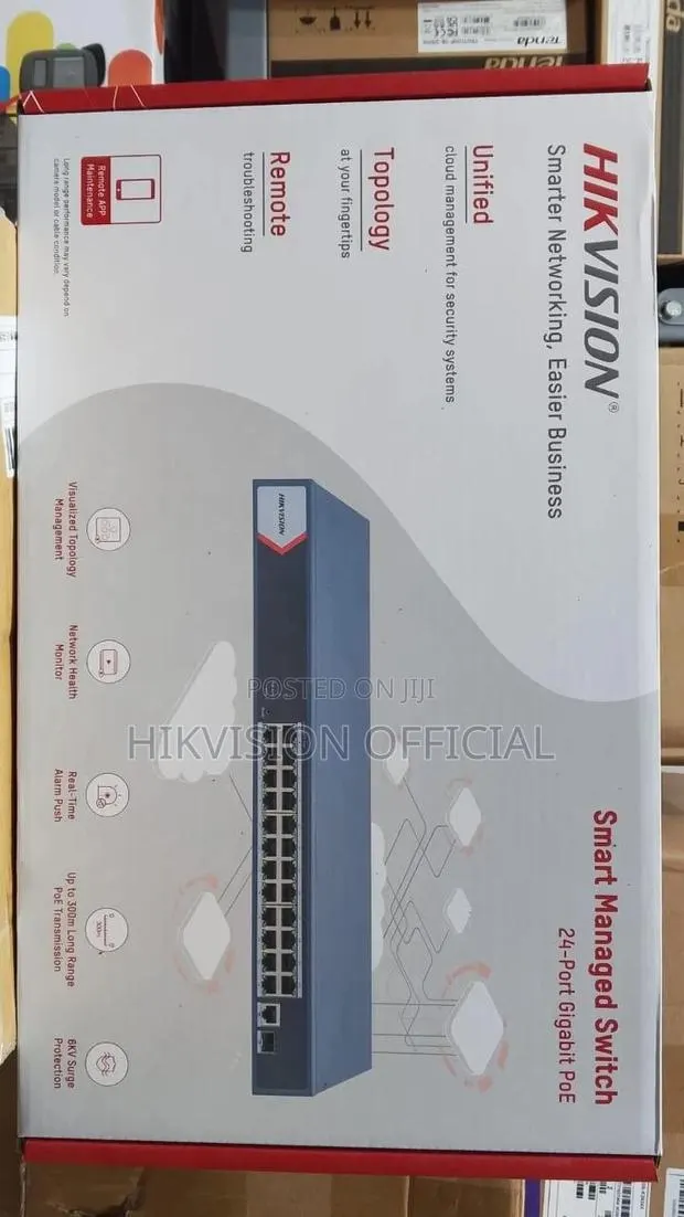 Ds-3e1526p-Ei=24 Port Gigabit Smart Poe Switch · Photo 1