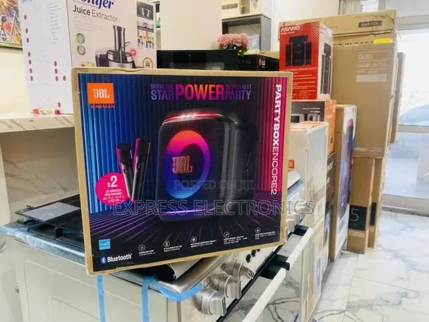 Sleek Design JBL Party Box Encore 2 Potable With 2 Mic · Photo 1
