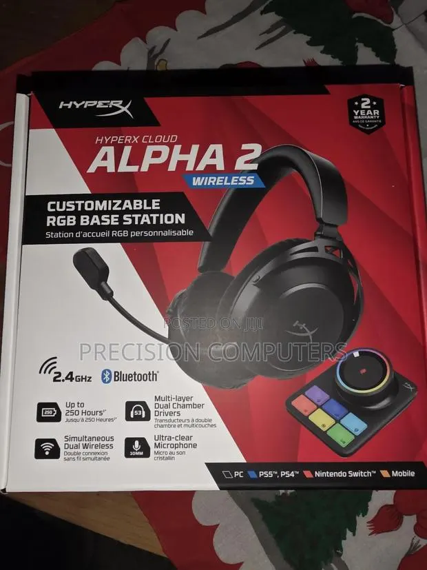 Hyper X Cloud Alpha 2 Wireless Gaming Headset · Photo 1