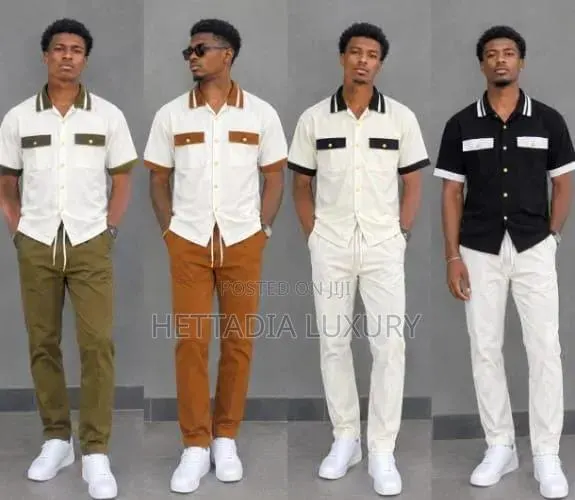 Men's Vintage 2-Piece Set Shirt+pant At · Photo 1