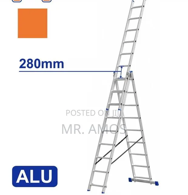 3x9 3 Section Aluminum Extension Ladder - Wld6h39 · Photo 1