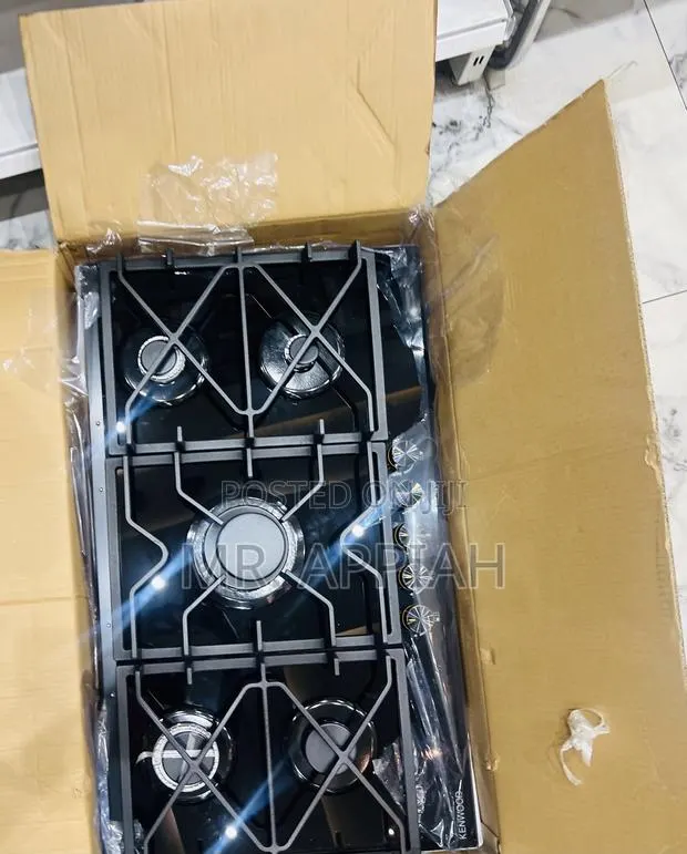 Extremely Durable Kenwood 90cm 5 Gas Built in Hob(Black) · Photo 1