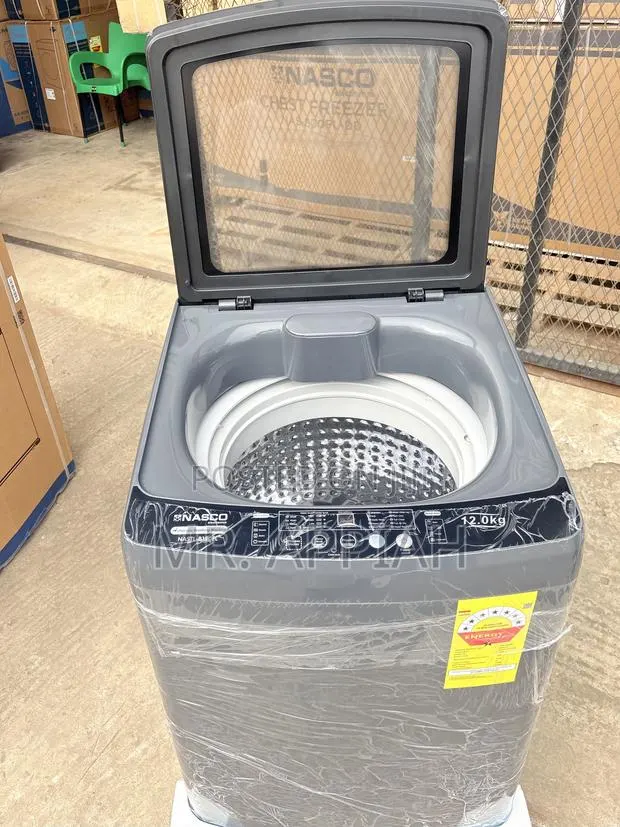 Shop Unique Nasco NasTL-B120fl Full Automatic Washing Machine(Gray) · Photo 1