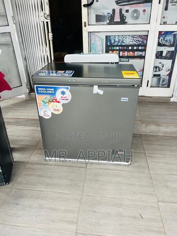 Classic Nasco Nas250fl Single Door Chest Freezer(Gray) · Photo 1