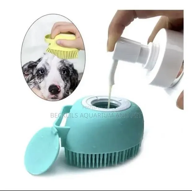 Quality Massage Silicon Bath Brush for Dogs N Cat · Photo 1
