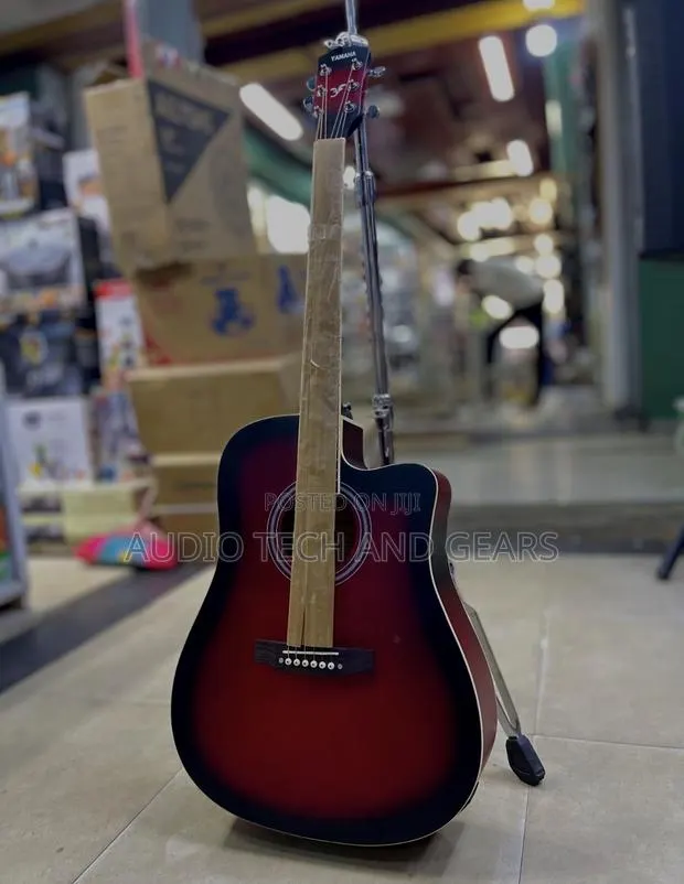 Yamaha Semi Acoustic Guitar (Red) · Photo 1