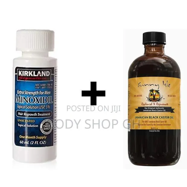 Jamaica Black Castor Oil + Kirkland Minoxidil [Hair + Beard] · Photo 1